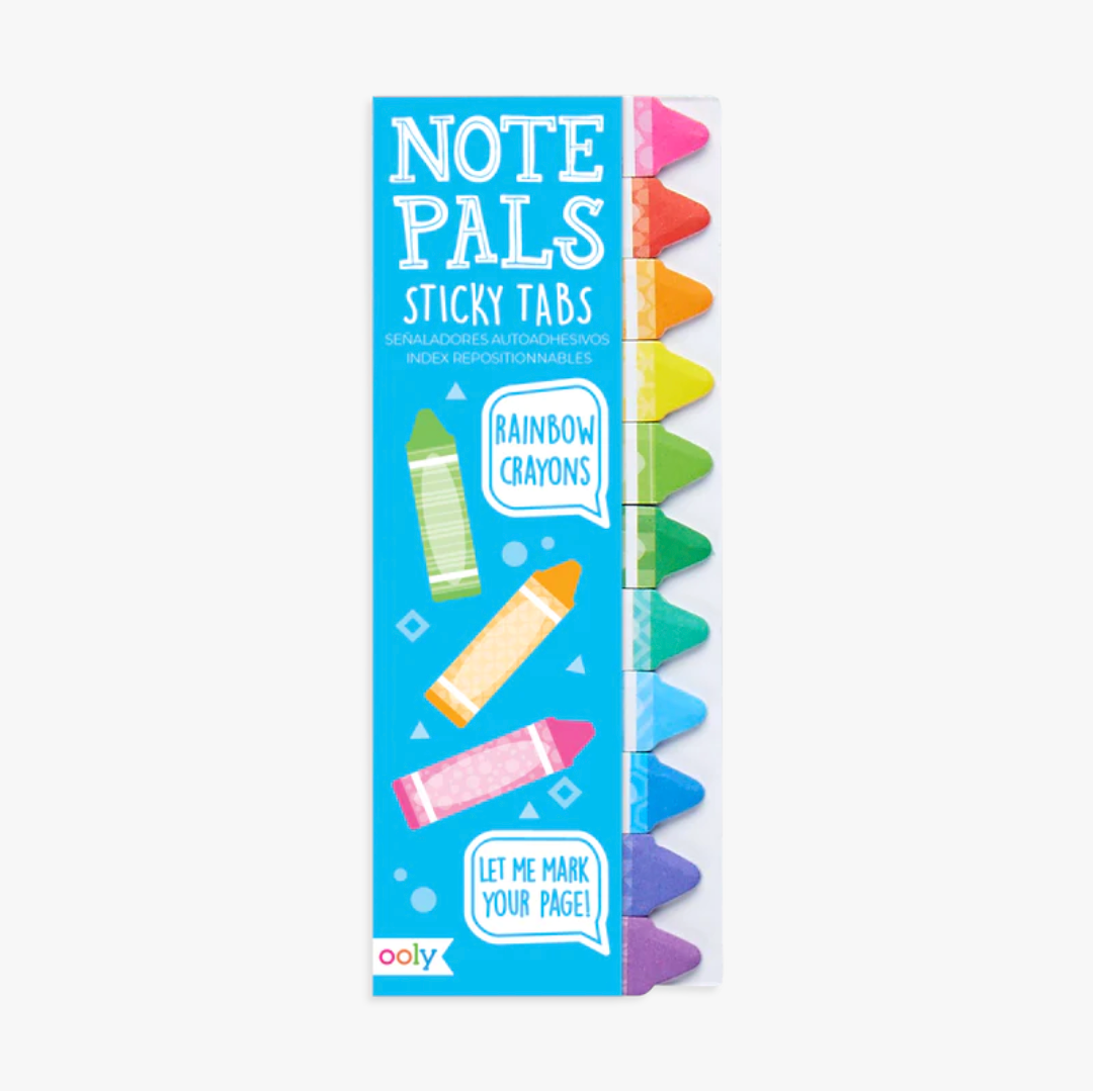 Note pals sticky tabs | Crayons arc-en-ciel