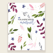 Charger l'image dans la galerie, Planificateur mensuel