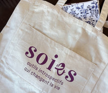 Charger l'image dans la galerie, Sac en tissu «tote bag» Soies
