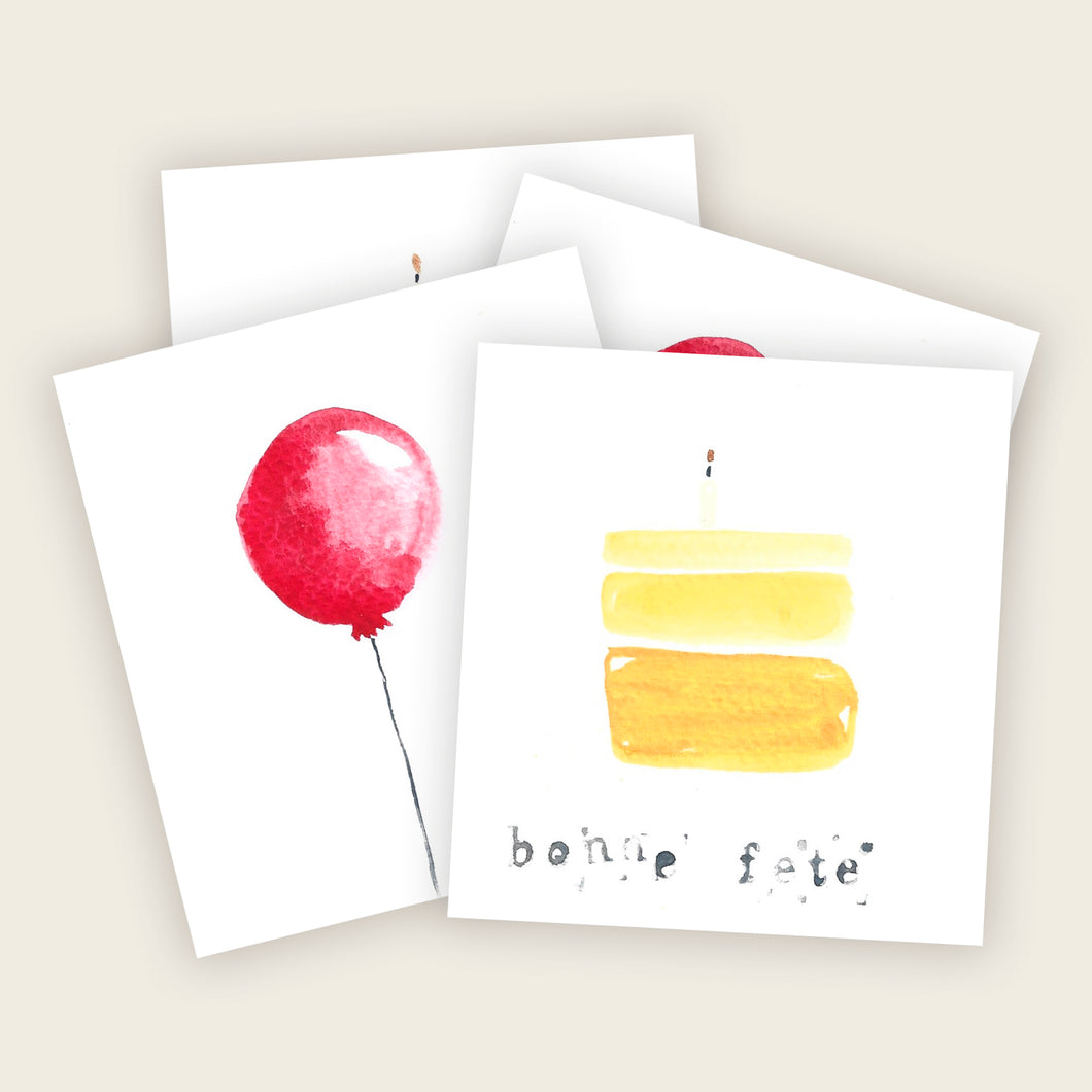 Ensemble de carte de souhaits | C'est la fête