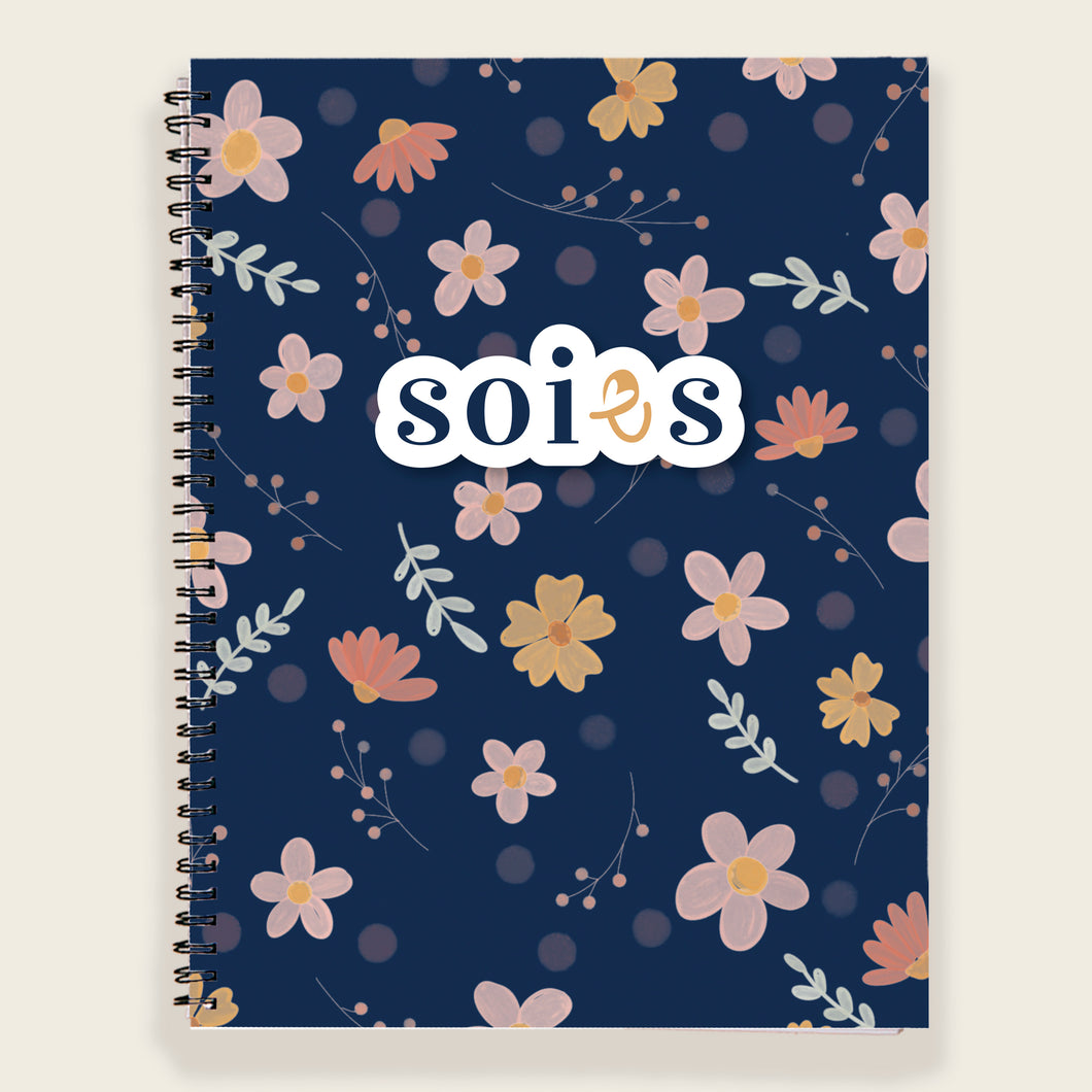 Carnet de notes avec pages blanches