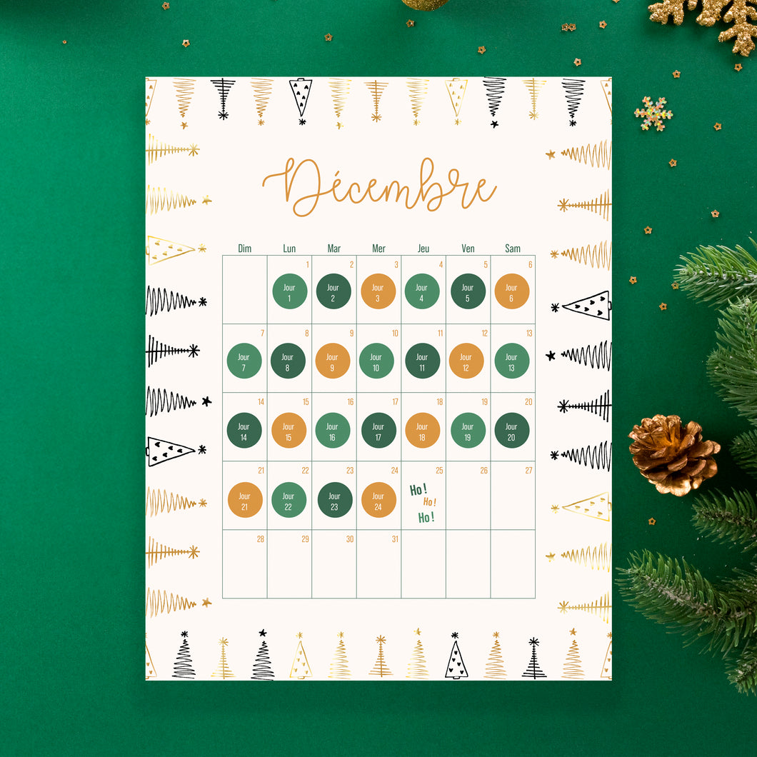 Calendrier de l’Avent Soies 2025 – 24 jours pour un mois de décembre organisé et aligné