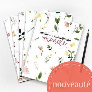 Ensemble de 5 petits carnets de notes