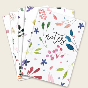 Ensemble de 5 petits carnets de notes