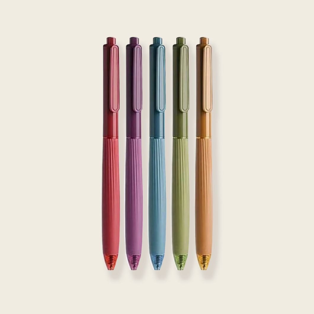 Ensemble de stylos gel à pointe fine 0.5 mm à encre colorée
