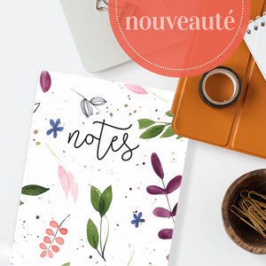 Ensemble de 5 petits carnets de notes