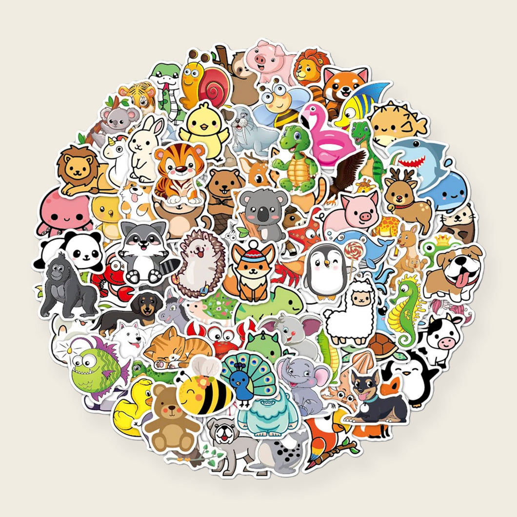 Autocollants Squish ou Animaux mignons